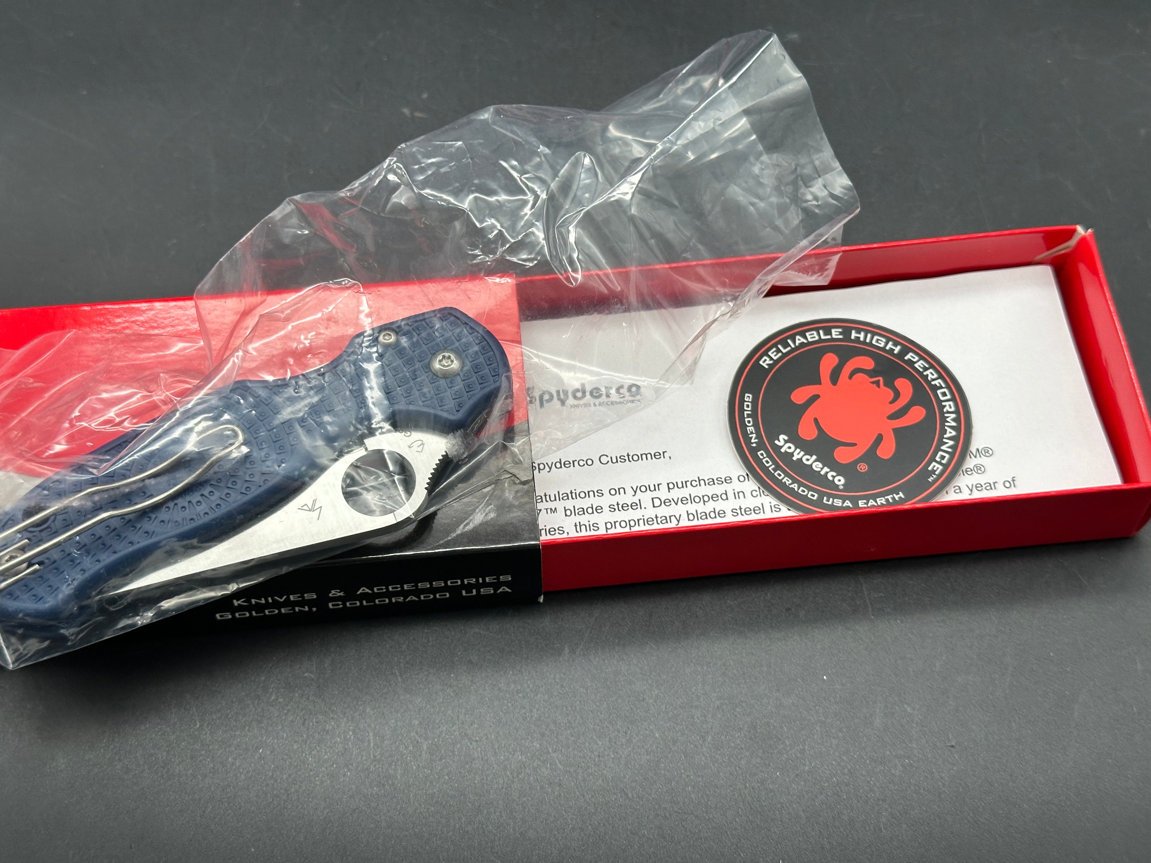 Spyderco Para 3 Lightweight Folding Knife - 2.93