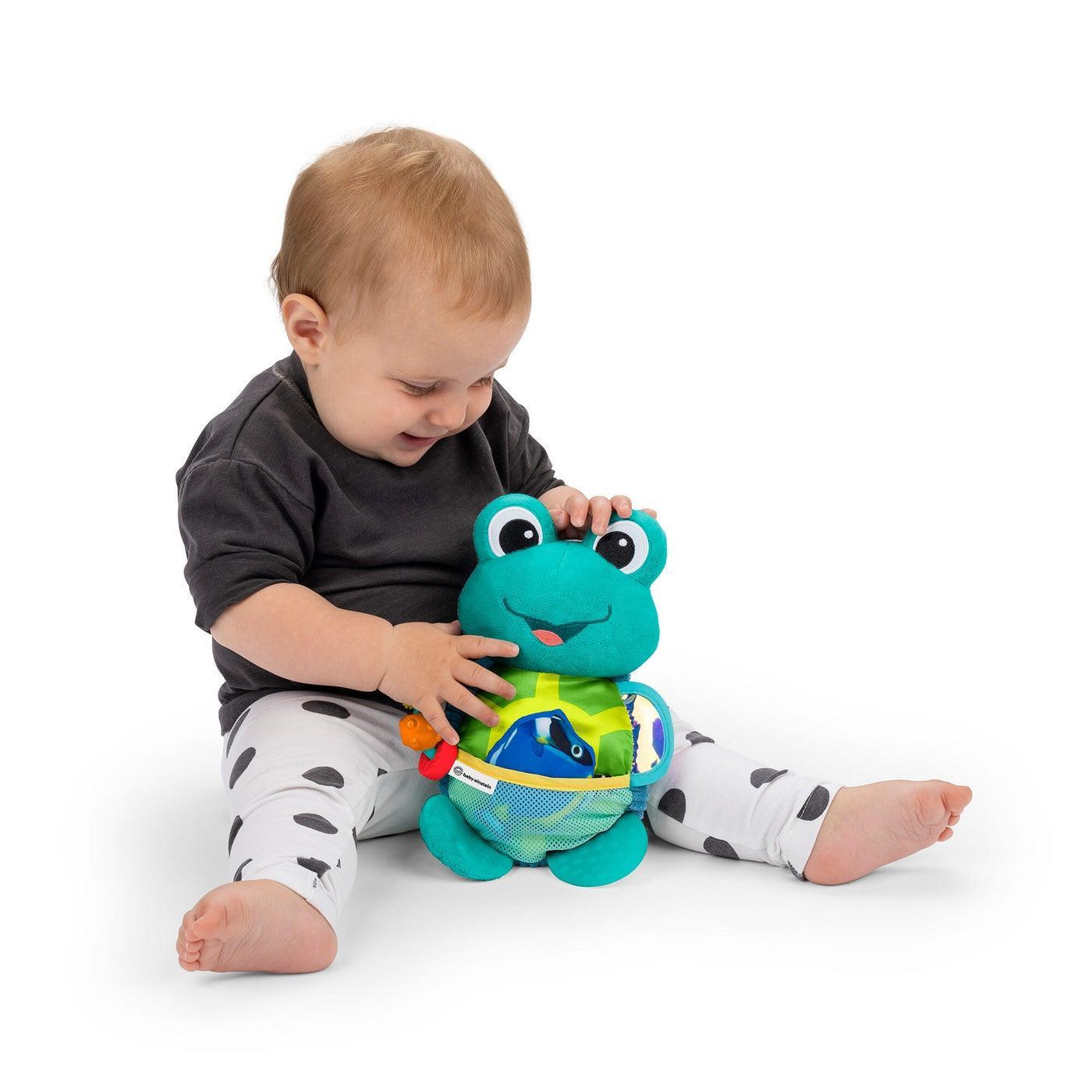 Baby Einstein Neptune’s Sensory Sidekick™ Soft Plush Toy for Infants & Toddlers - Interactive Learning & Sensory Development Playtime