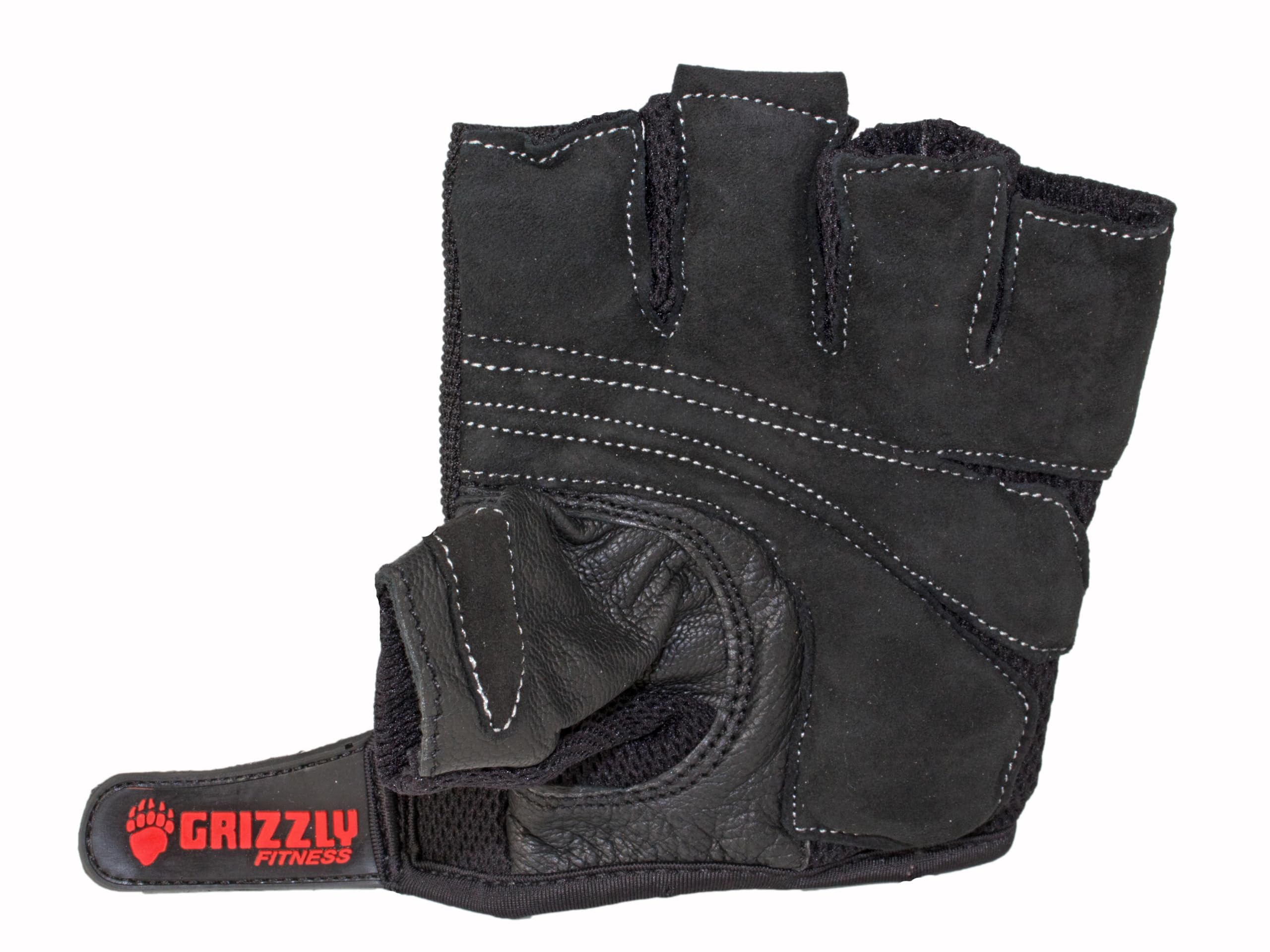 Grizzly Fitness Men's Ignite Weightlifting Gloves - Large Size for Gym, CrossFit & Strength Training - Perfect for Weight Lifting, Powerlifting & Workout Protection