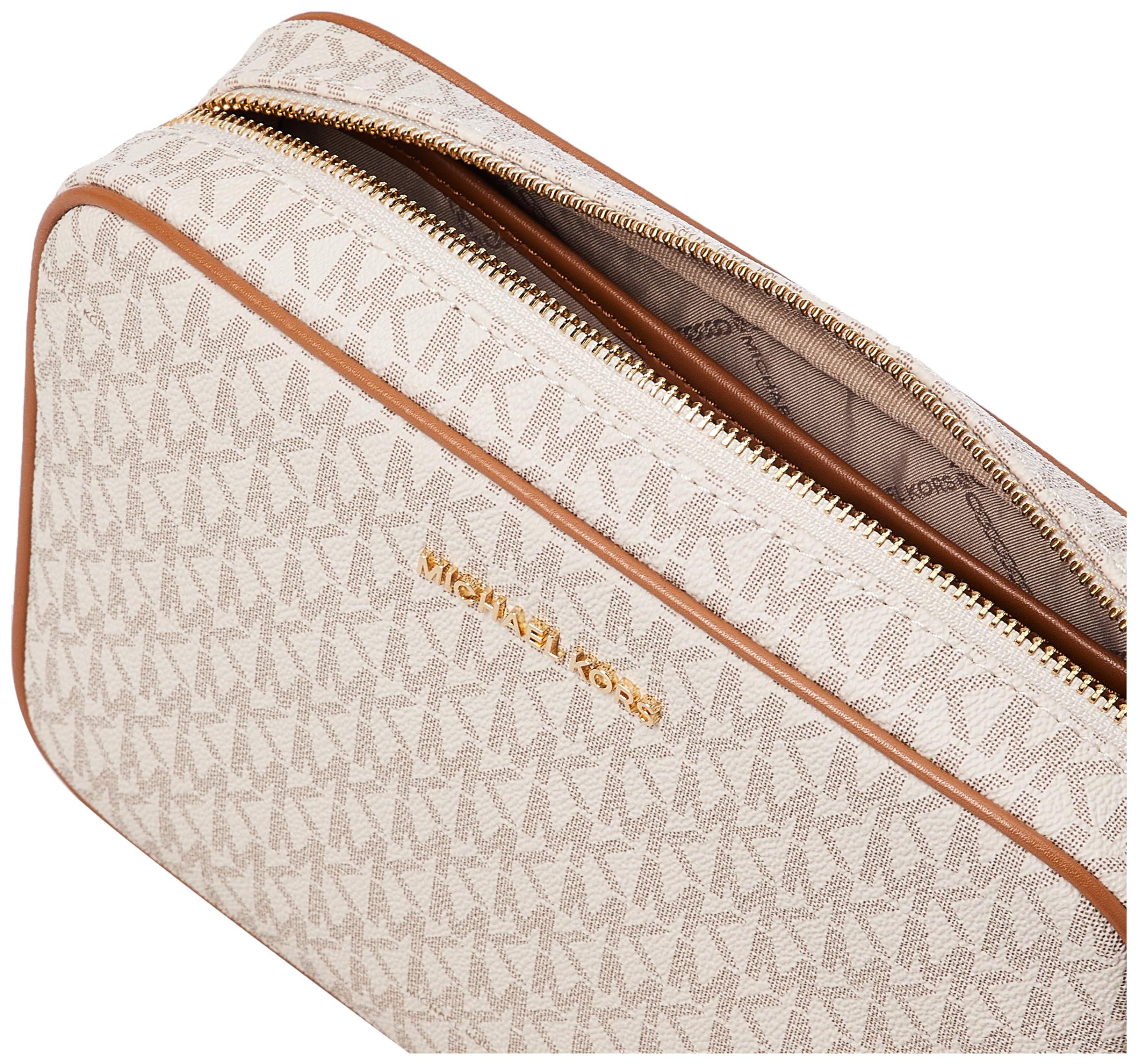 Michael Kors Jet Set Large Crossbody Bag for Women - Stylish Leather Shoulder Purse with Adjustable Strap, Perfect for Work, Travel & Everyday Use