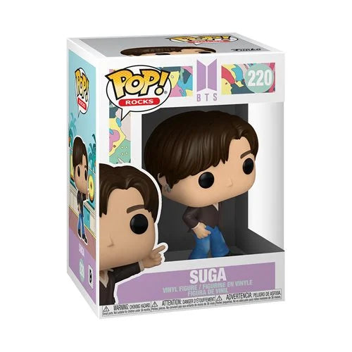 BTS Dynamite Suga Pop! Vinyl Figure #220 - Official K-Pop Collectible for Fans, Home Decor & Gift Idea
