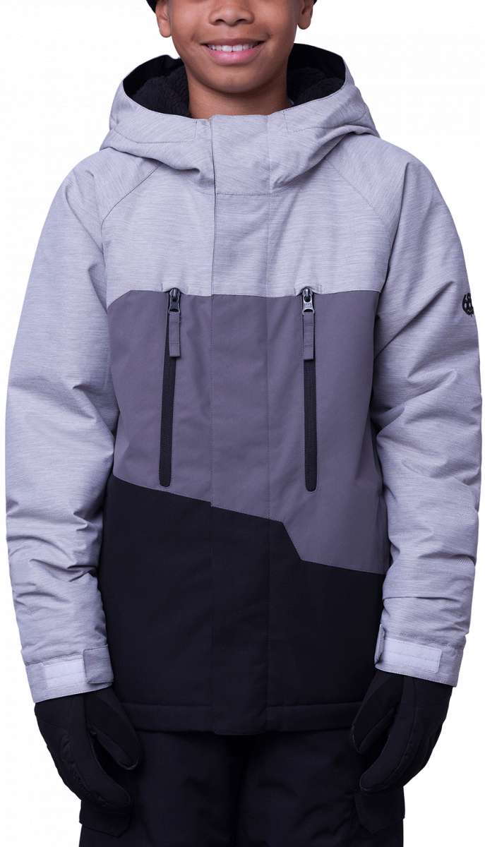 686 Boys Geo Insulated Jacket 2024 - Waterproof Winter Coat for Kids - Warm Snow Jacket for Boys - Perfect for Skiing, Snowboarding & Outdoor Adventures