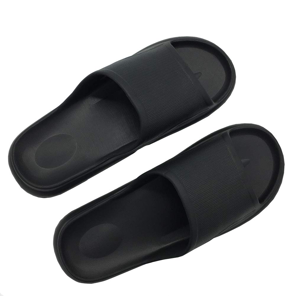 LM Women's Non-Slip Shower Slippers - Soft Bathroom Sandals with Arch Support, Comfortable House Slippers for Spa, Dorm, Hotel & Indoor Use