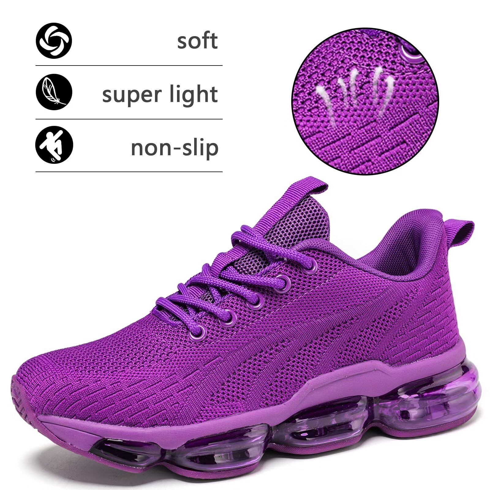 Women's Breathable Air Running Shoes - Lightweight Athletic Sneakers for Walking, Tennis & Workout | Non-Slip Mesh Design | Perfect for Gym, Jogging & Casual Wear