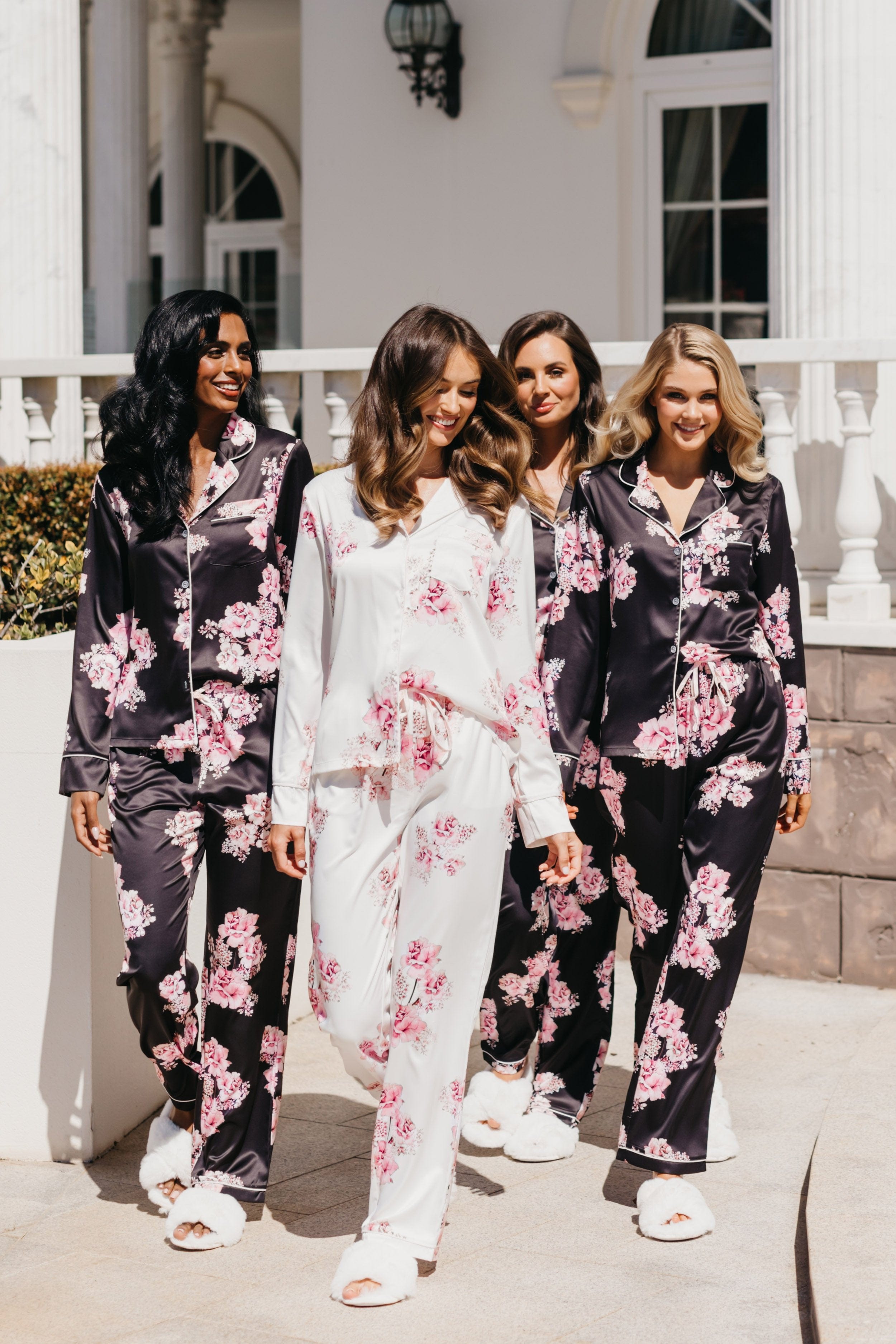 Katerina Floral Printed Pajama Set for Women - Soft & Comfortable Sleepwear - Perfect for Lounging, Bedtime & Relaxation