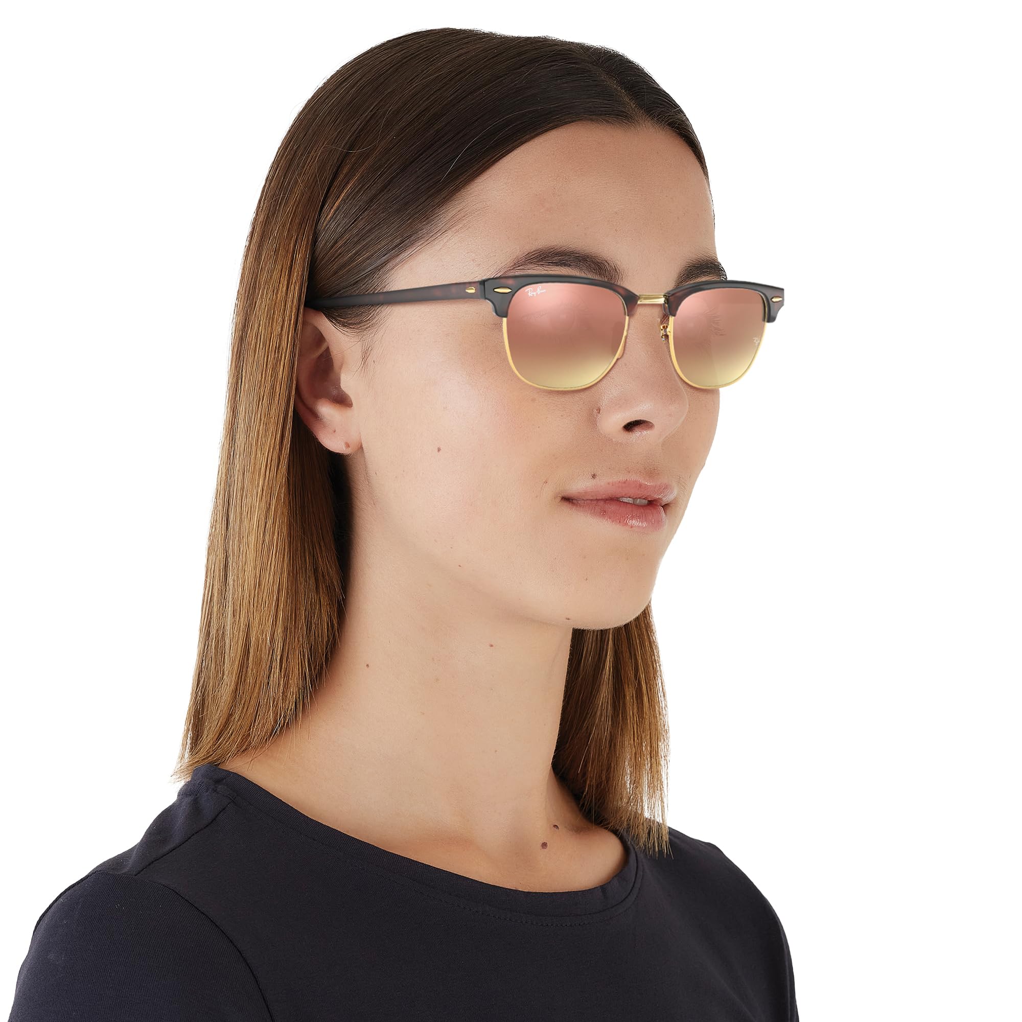 Ray-Ban RB3016 Clubmaster Square Sunglasses – Classic Retro Style, UV Protection, Lightweight Frame – Perfect for Driving, Travel & Outdoor Activities