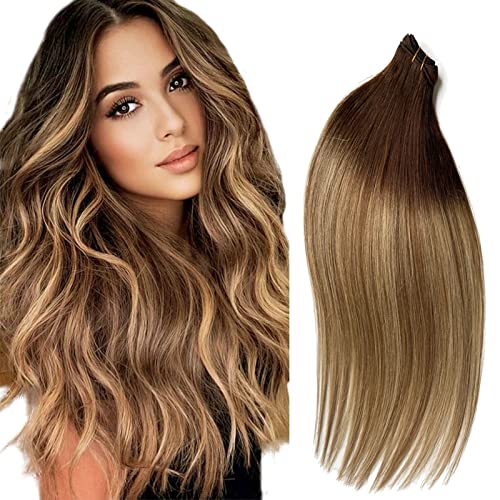 #Walnut Brown to Ash Brown with Blonde Highlights
