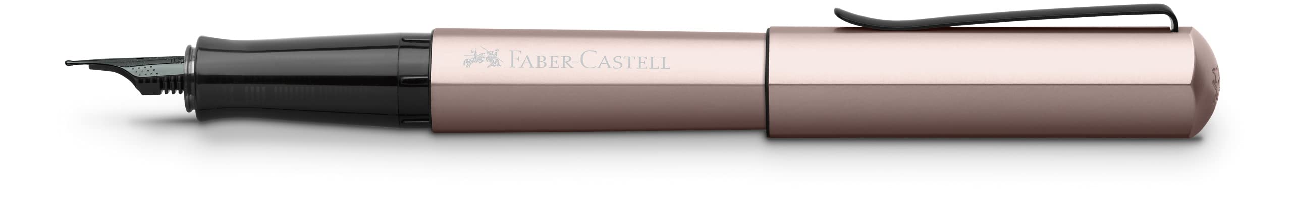 Faber-Castell Hexo B Fountain Pen - Rose Gold Luxury Writing Pen for Professionals & Students | Perfect for Office, School & Gift Giving