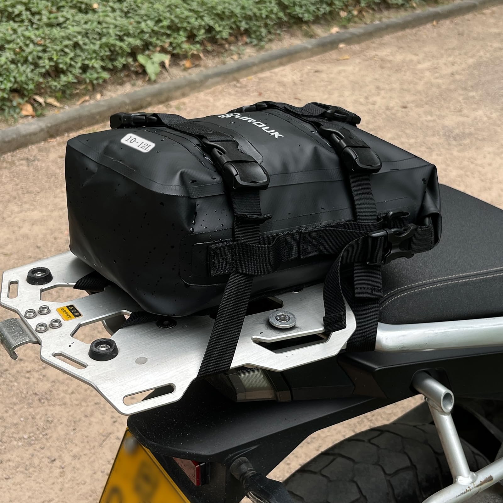 6-8L Waterproof Motorcycle Crash Bar Bag with Adjustable Shoulder Strap - Durable Storage for Riding Gear, Tools & Essentials - Perfect for Adventure Touring, Commuting & Road Trips