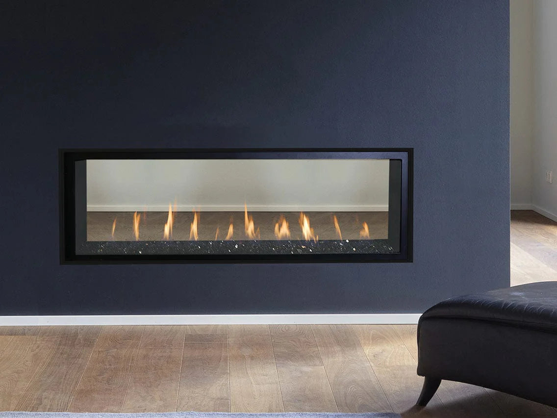 72 Inch Linear Contemporary Direct Vent Natural Gas Fireplace - Modern Home Heating Solution for Living Rooms & Bedrooms | DRL4072