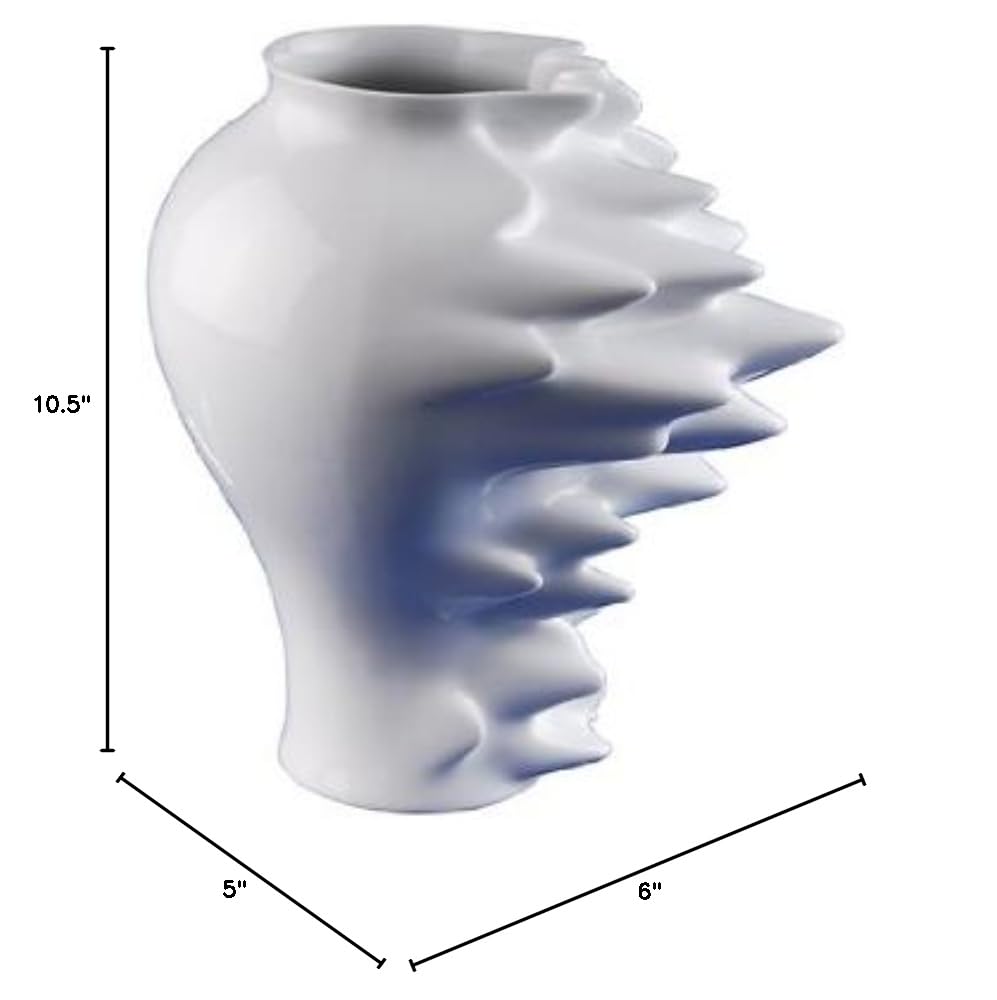 Rosenthal Fast White Ceramic Vase - 10.6