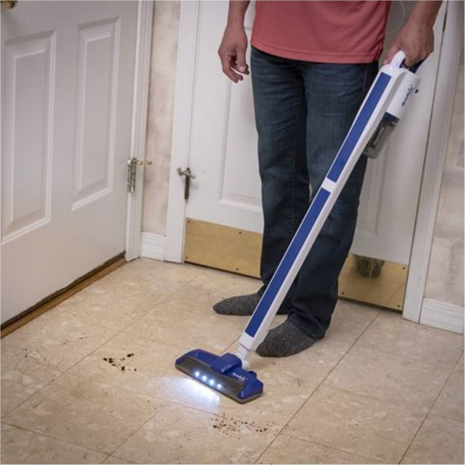ReadiVac Eaze RS1000 Cordless Rechargeable Stick Vacuum Cleaner - Lightweight Powerful Suction for Pet Hair, Hard Floors & Carpets - Perfect for Home, Office & Car Cleaning