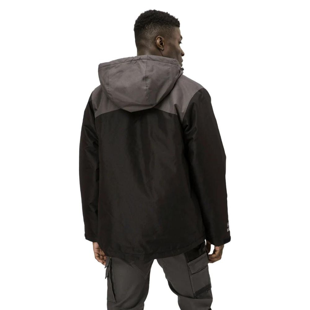 CAT Men's Heavyweight Insulated Work Winter Oxford Jacket - Waterproof Cold Weather Jacket for Construction & Outdoor Work (Black, Style 1040022) | Ideal for Snow Shoveling, Hunting & Winter Commuting