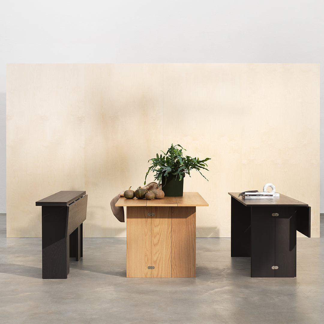 Stahl Flip Table - Modern Scandinavian Design by House Stockholm - Perfect for Small Spaces, Apartments & Home Offices