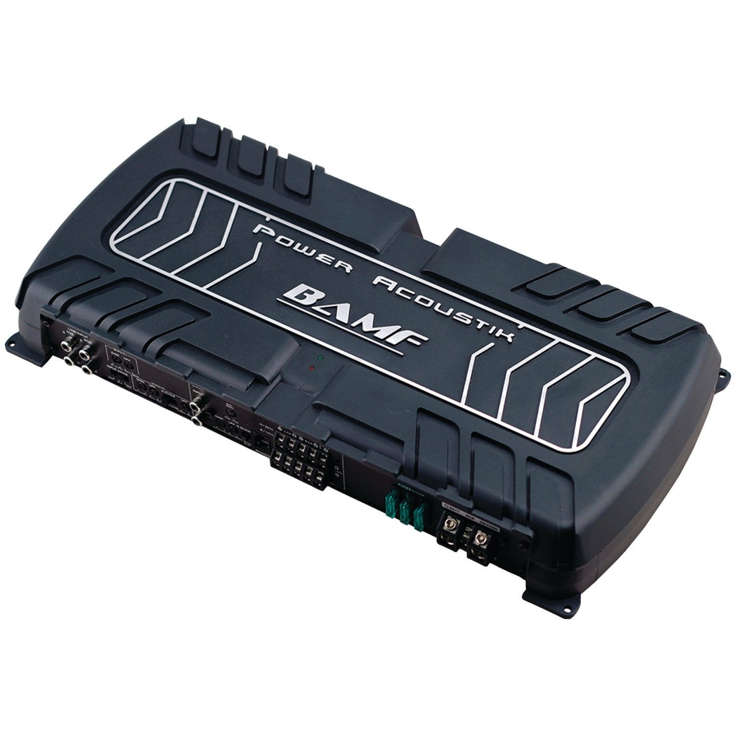Power Acoustik BAMF5 2500W 5-Channel Car Amplifier - High Power BAMF Series for Car Audio System, Home Theater, and Marine Stereo Upgrade