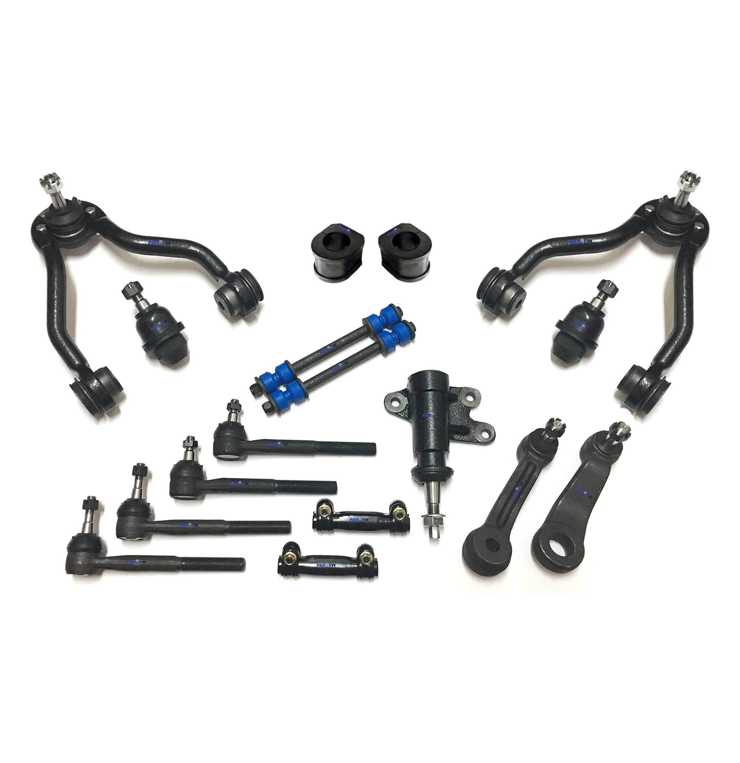 17-Piece Suspension Kit - Adjusting Sleeves, Sway Bar Bushings (31.75mm/1.25