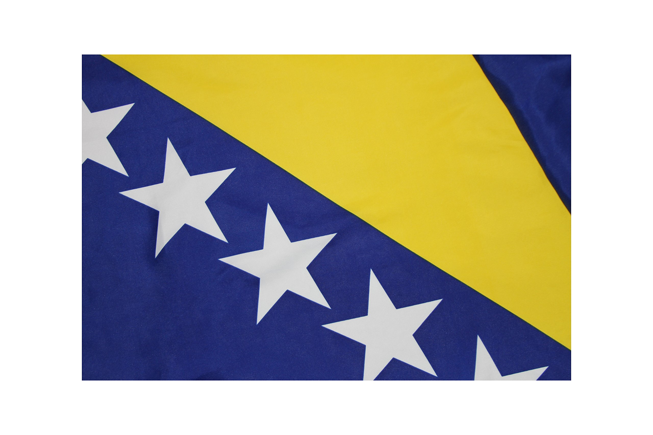 Bosnia & Herzegovina Flag 3' x 5' - Pack of 50 - Durable Polyester Outdoor & Indoor Flags for Sporting Events, Parades & National Celebrations