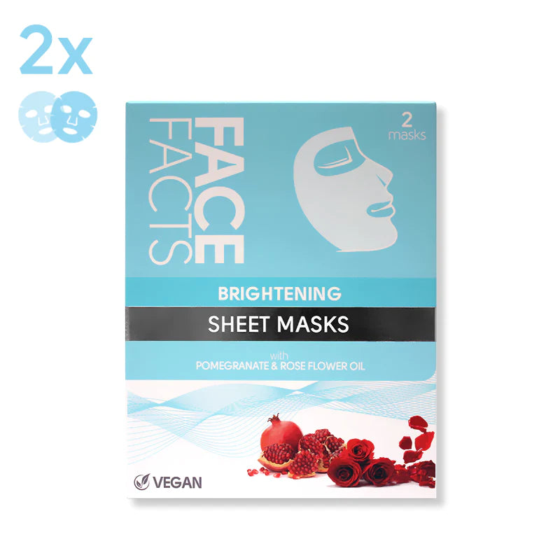 2-Pack Hydrating Sheet Masks for Glowing Skin - Korean Skincare for Dry & Dull Complexion | Perfect for Spa Night & Self-Care Routine