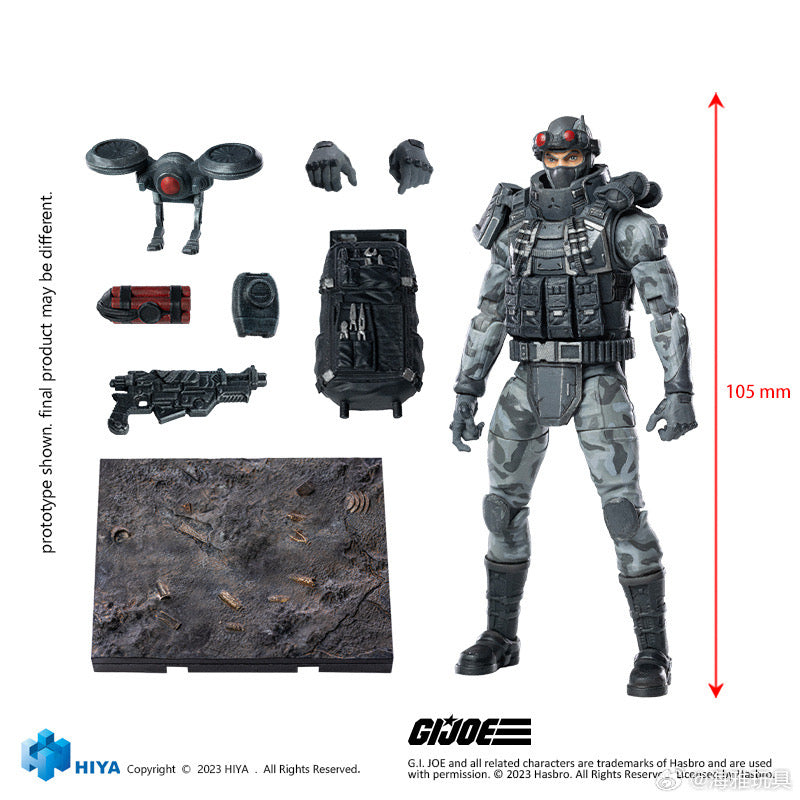 1/18 Scale HIYA 4-Inch Action Figure - Exquisite G.I.JOE Firefly Mini Collectible Series for Display & Play | Military Toy for Adults & Kids | Perfect for Collectors, Gift Giving & Diorama Scenes