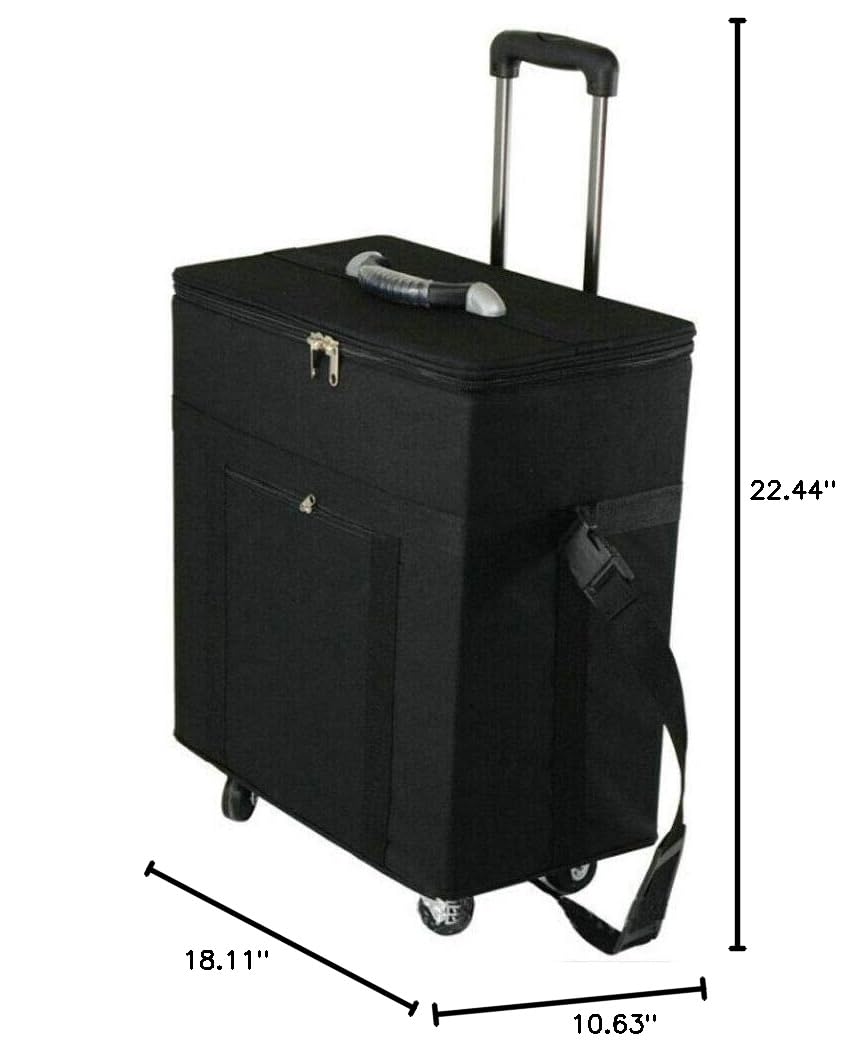 180-Slot Eyeglasses Organizer - Portable Optical Frame Display Case & Storage Box for Eyewear Collectors | Travel-Friendly Glasses Organizer with Trolley Handle | Perfect for Retail Stores, Home Organization & Travel Accessories
