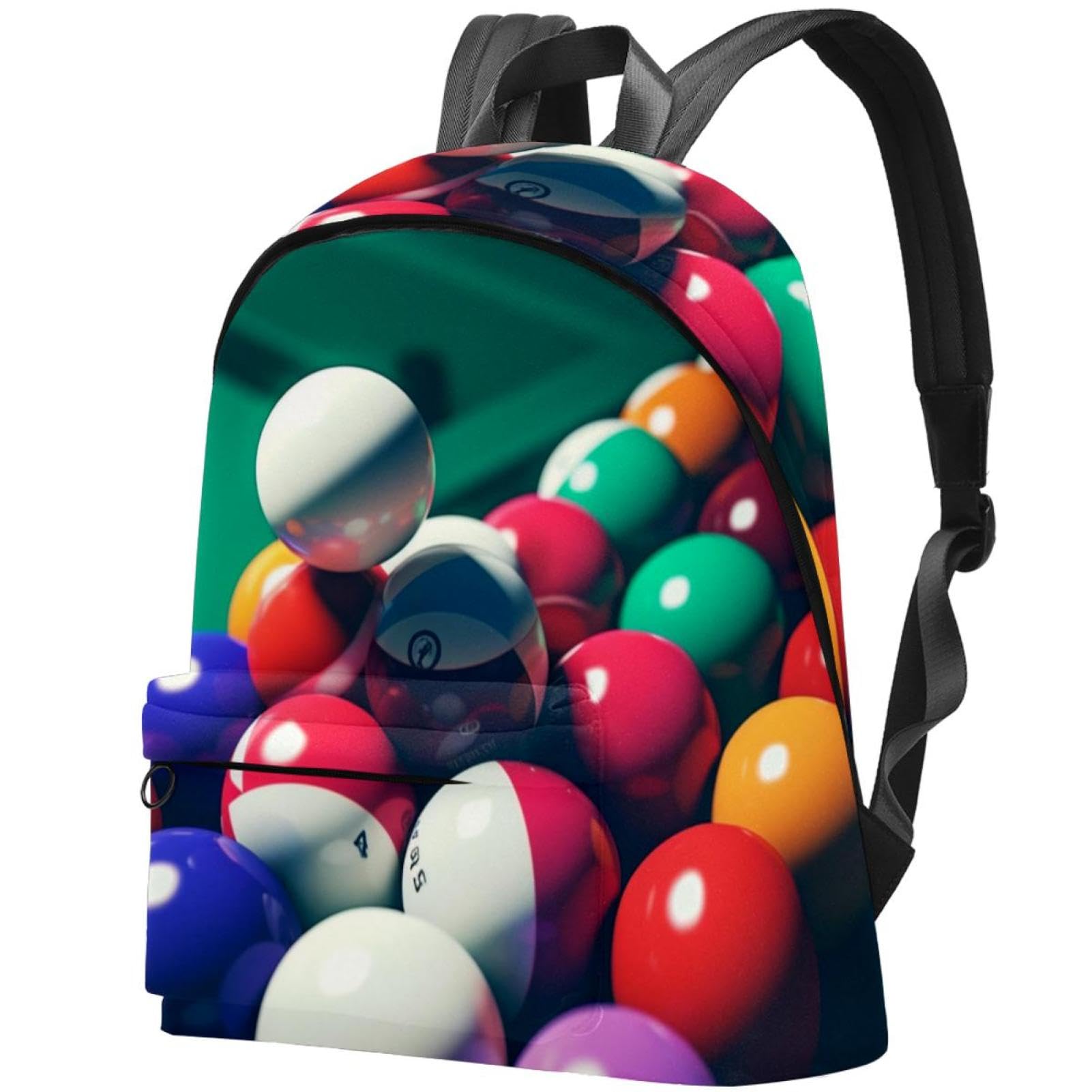 Stylish Travel Backpack for Women & Men - Durable Carry-On Backpack for Billiards, Hiking & Outdoor Adventures
