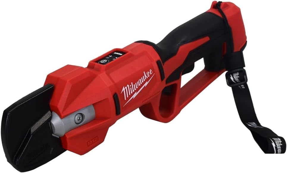 Milwaukee 2534-21 12V Cordless Pruner Shears Kit with Battery and Charger - Lightweight Electric Hedge Trimmer for Gardening, Landscaping & Tree Care
