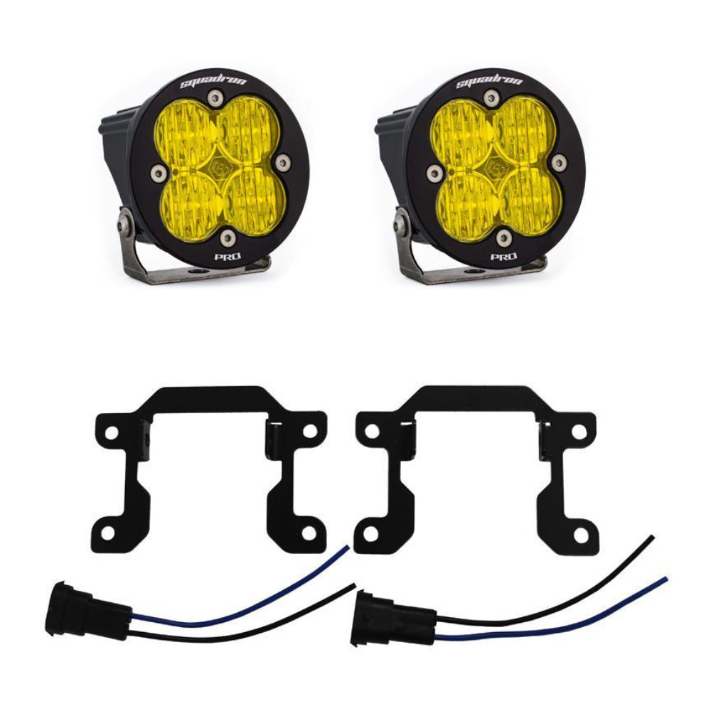 Baja Designs Fog Pocket Kit for 2019-2024 Ram 2500/3500 Big Horn - LED Off-Road Lighting Upgrade for Enhanced Visibility in Fog & Night Driving