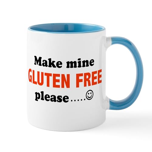 White/Blue Inside - Gluten Free Mug