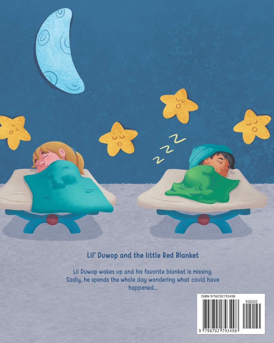 Lil Duwop and the Little Red Blanket - Cozy Kids Blanket for Bedtime, Travel & Snuggling | Soft & Warm Baby Blanket Gift