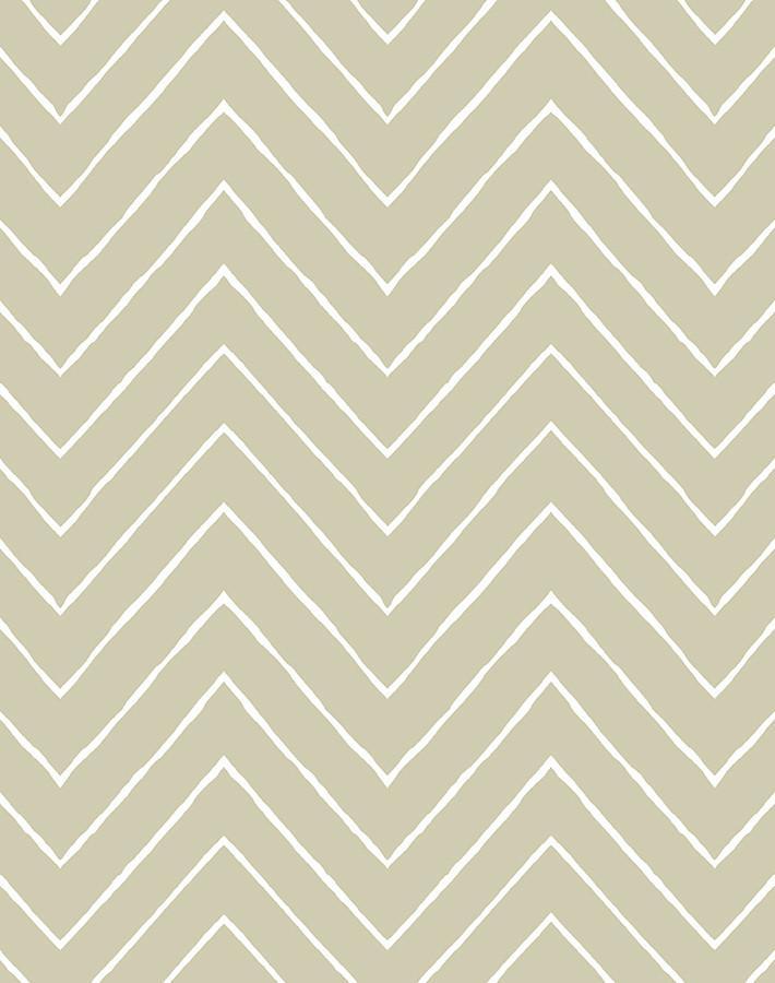 Frances Chevron Wallpaper by Wallshoppe - Modern Geometric Peel & Stick Wallpaper for Nursery, Bedroom, or Living Room Decor - Safari Inspired Home Design