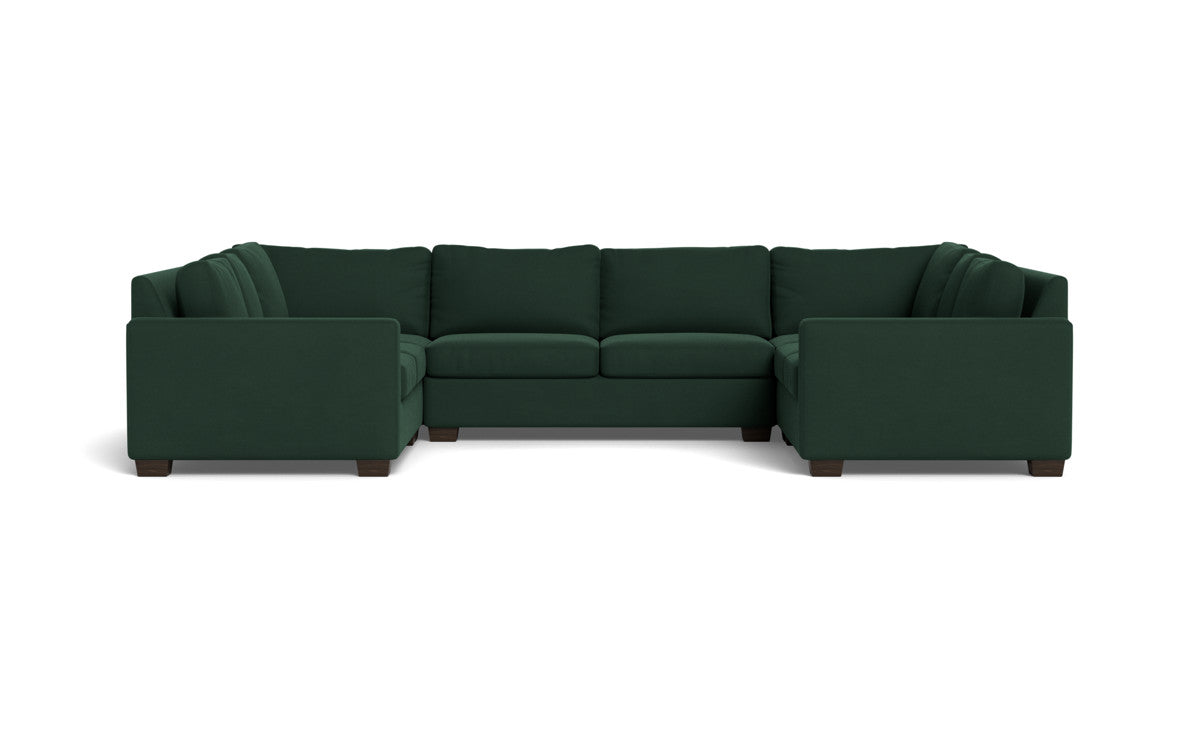Track 141 Corner Sleeper Sofa U Sectional - Modern L-Shaped Convertible Couch Bed with Storage | Perfect for Small Spaces, Apartments & Guest Rooms