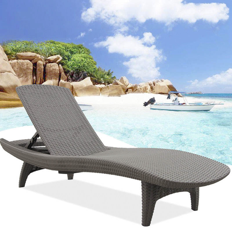Premium Sun Lounger No.11 - Adjustable Outdoor Reclining Chair with Cushion | Perfect for Poolside, Beach, Patio & Backyard Relaxation