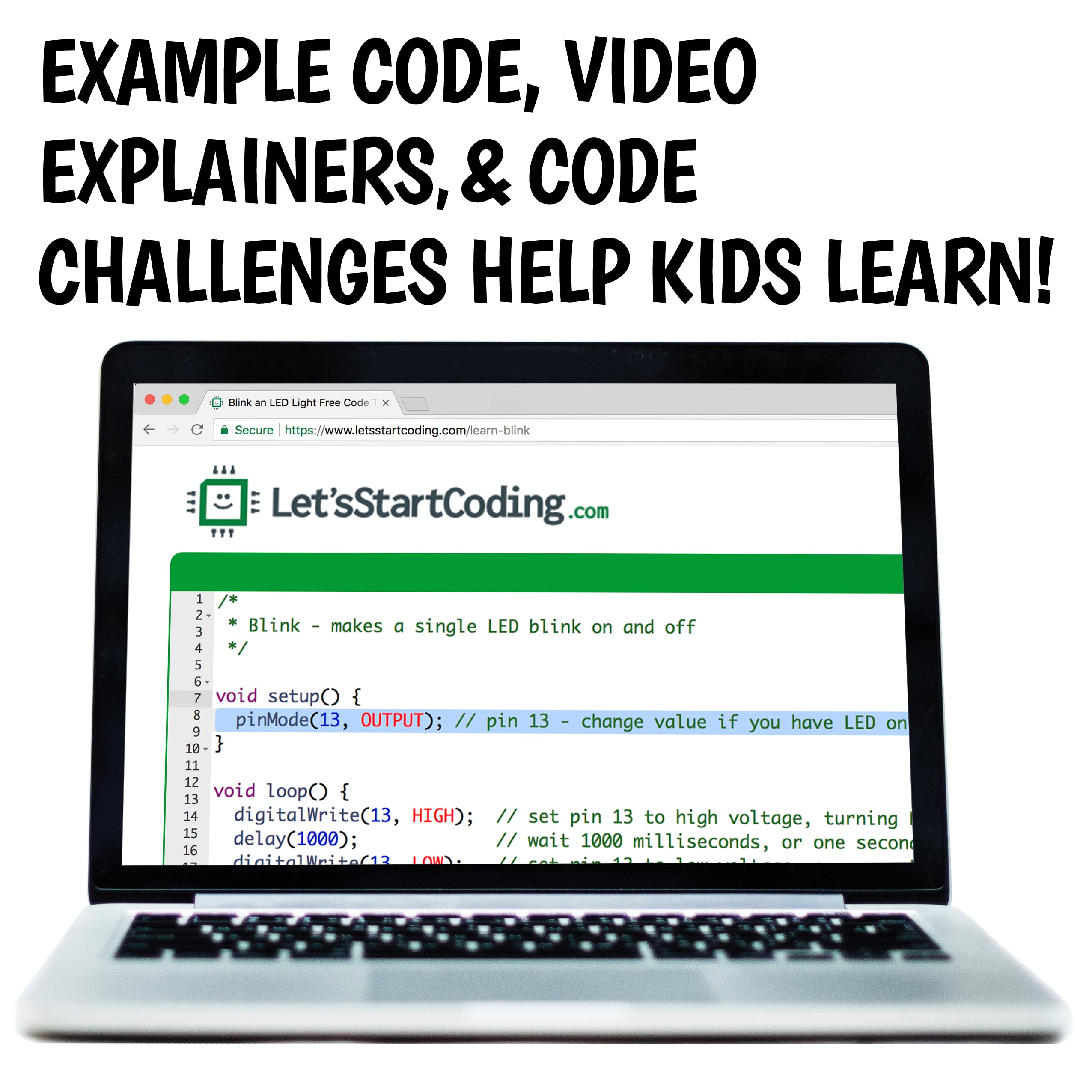 STEM Coding Kit for Kids Ages 8-12 | Learn Real C++ Programming & Electronics with 60+ Projects | Perfect Gift for Boys & Girls | Fun Educational Toy for Home & School STEM Learning Activities