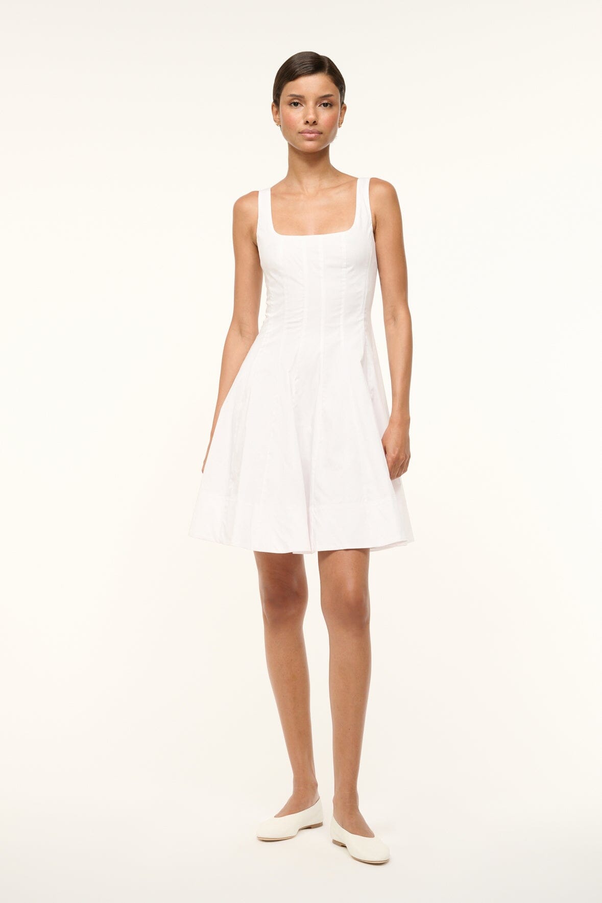 Mini Wells Dress for Women - Elegant White Summer Dress | Perfect for Beach, Party & Casual Wear