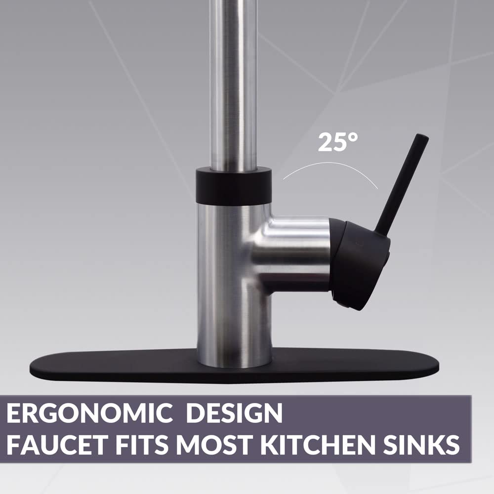 Westbrass KH31B-12 HotMaster 3-in-1 Single Handle Dual Waterway Kitchen Faucet in Oil Rubbed Bronze - Perfect for Modern Kitchens, Dishwashing & Food Prep