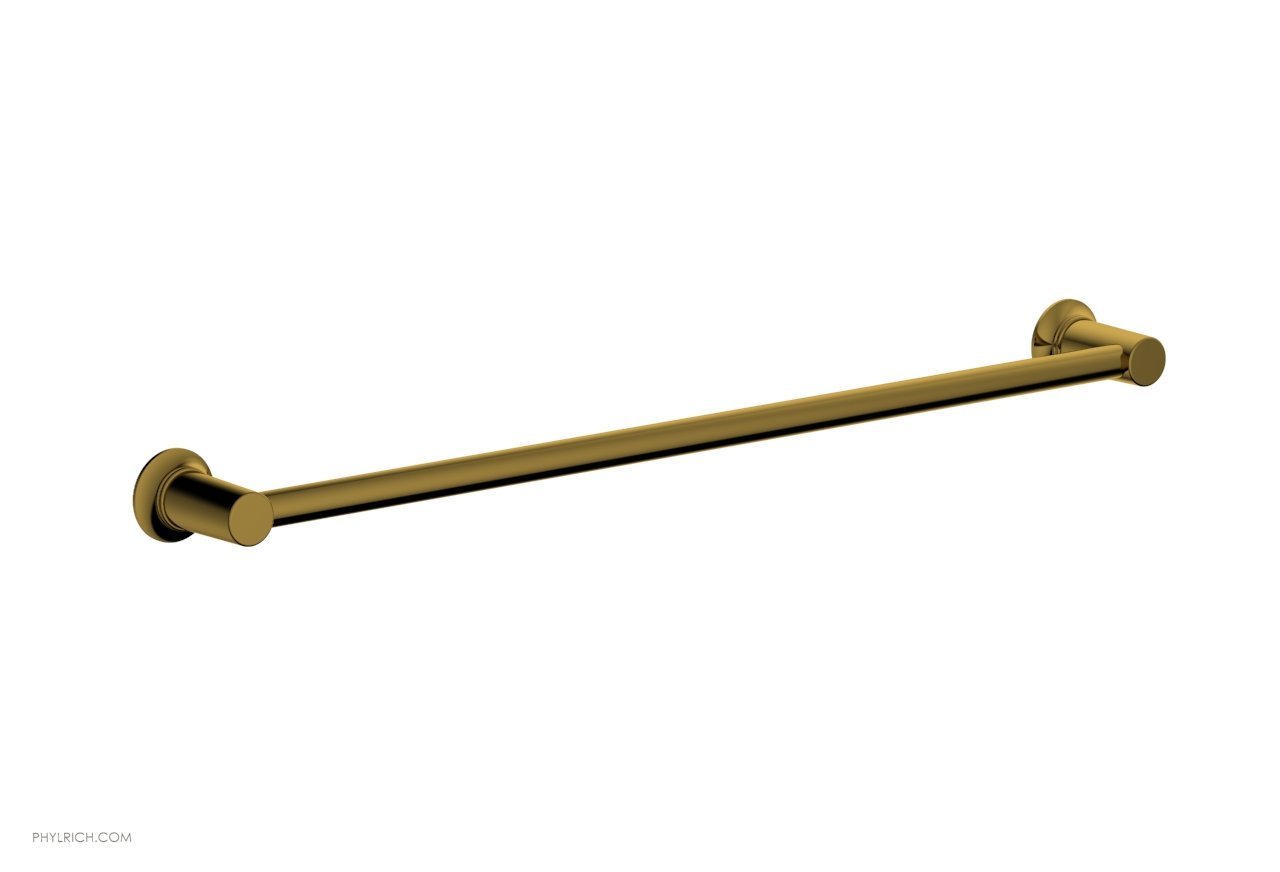 HEX MODERN 24-Inch Towel Bar 501 71 - Brushed Nickel Bathroom Towel Rack for Hand & Bath Towels - Perfect for Bathroom, Spa, and Guest Room Decor