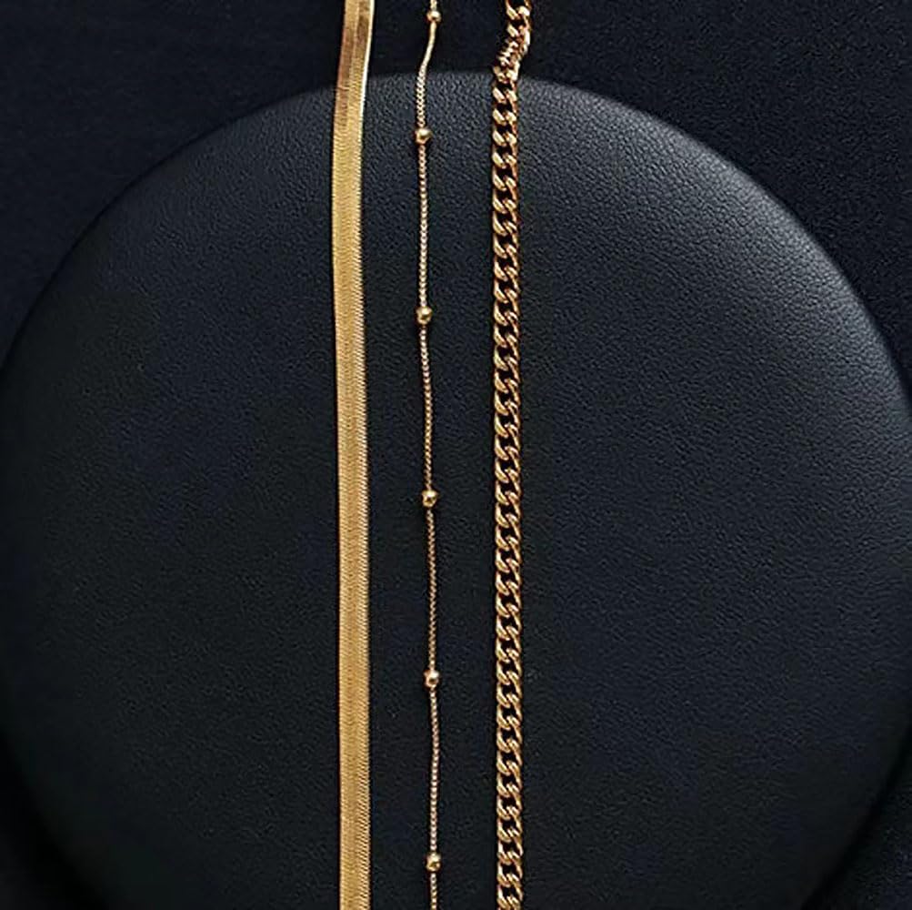 Elegant Gold Ankle Bracelet Set for Women - Dainty Layered Waterproof Foot Chain Jewelry - Perfect Beach Accessory & Gift for Teen Girls - Ideal for Summer Vacations, Weddings, and Casual Outings