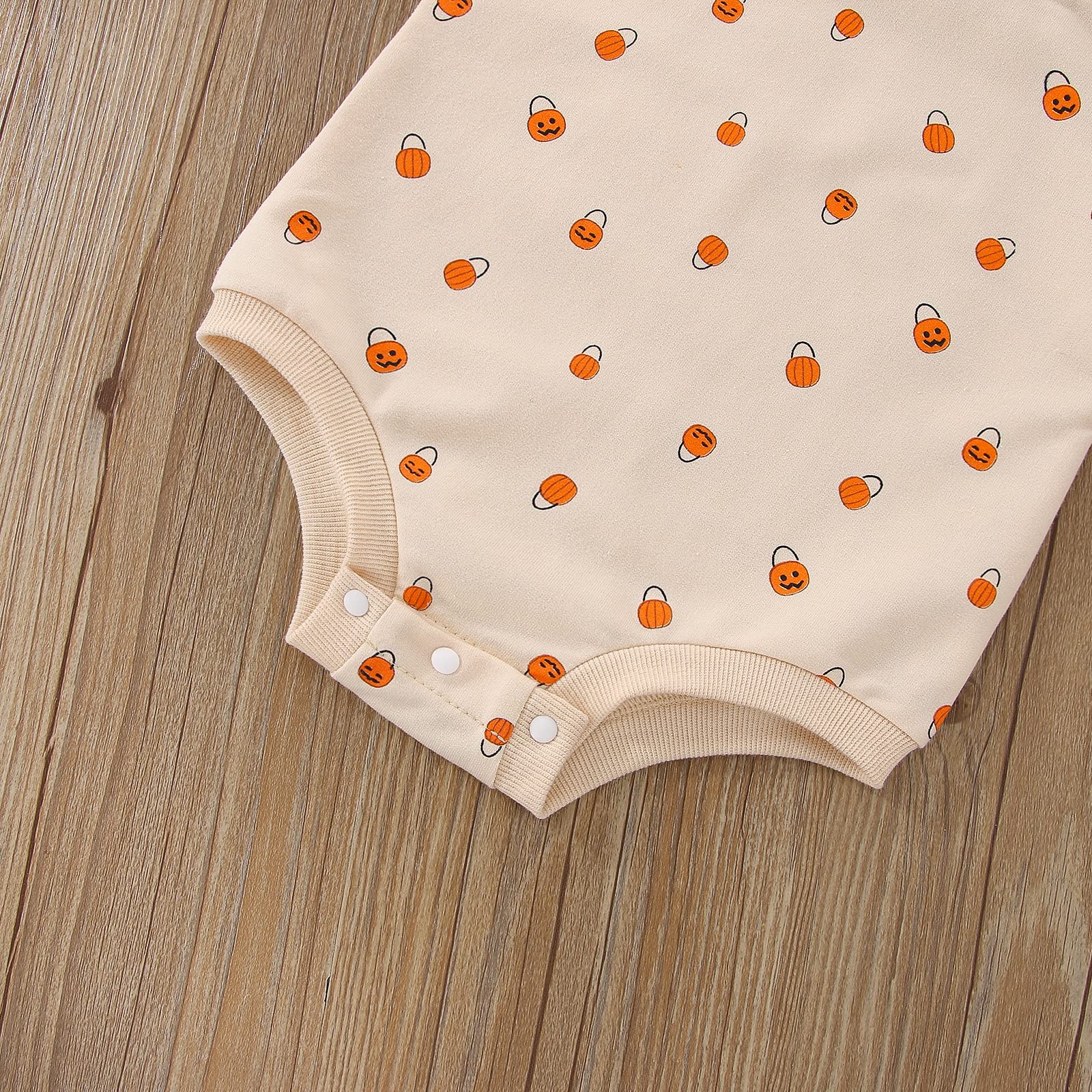 Adorable Halloween Pumpkin Sweatshirt & Bubble Romper Outfit for Toddler Boys & Girls - Cozy Fall Costume for Trick-or-Treating, Photo Shoots & Family Gatherings