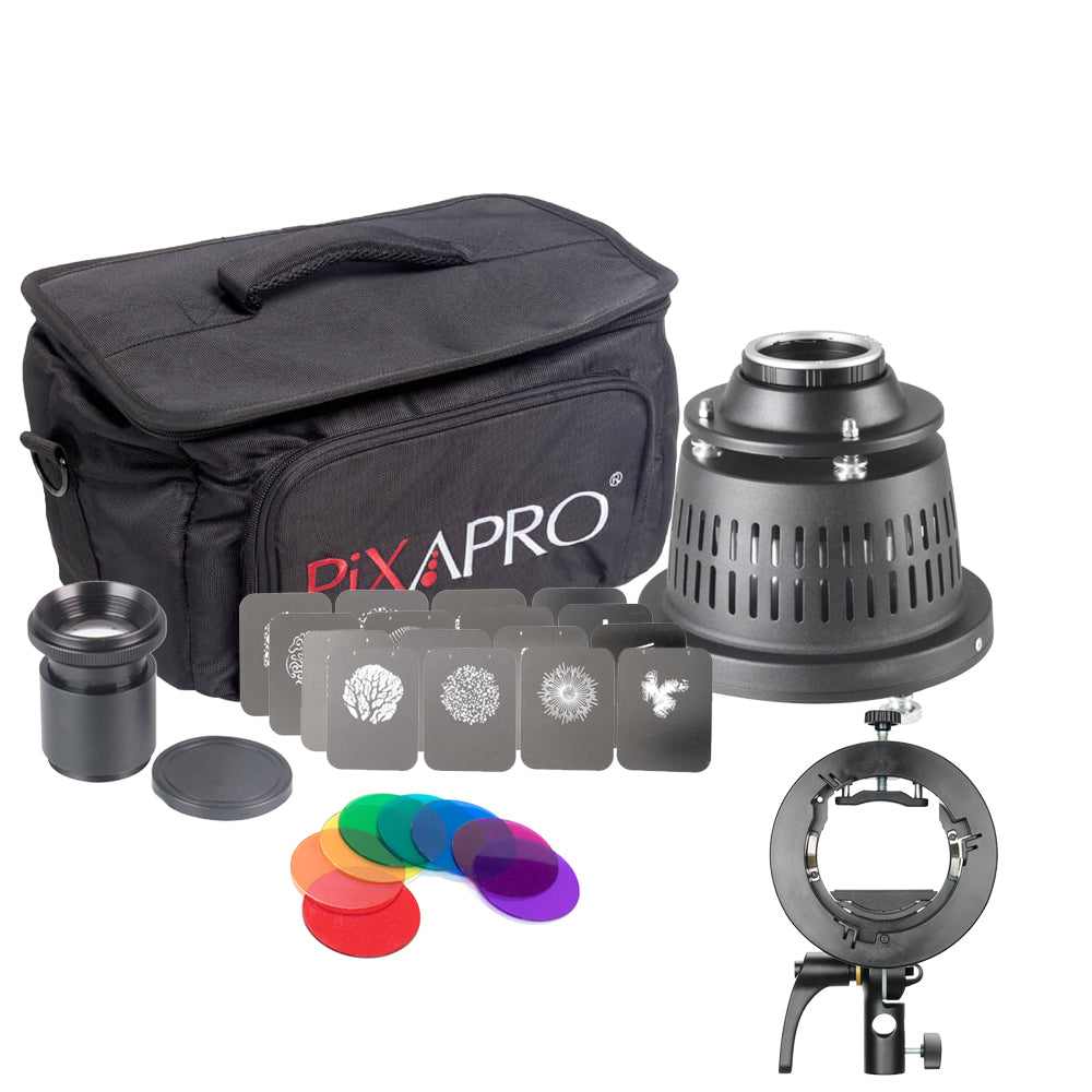 EF Mount Optical Snoot Spotlight Projector II Complete Kit for Photography & Videography - Perfect for Studio Portraits, Product Shoots, and Creative Lighting Effects