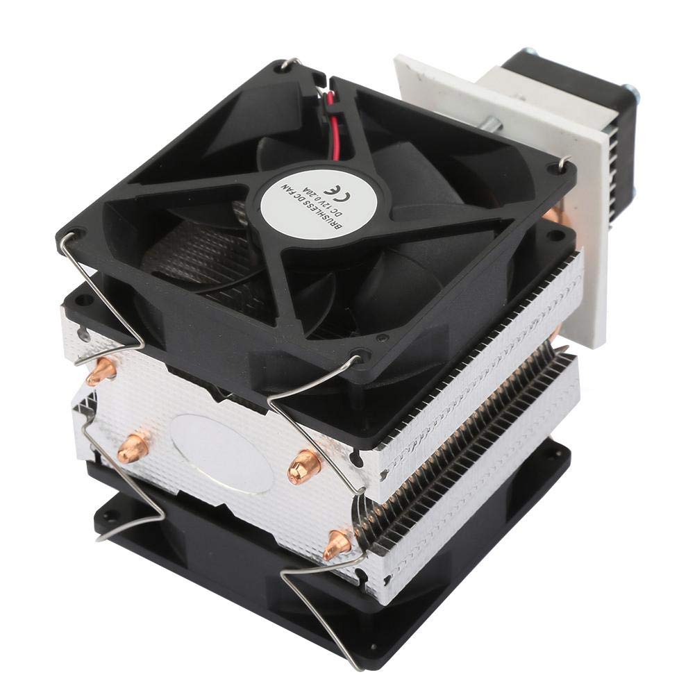 DC 12V 5A Thermoelectric Peltier Mini Fridge - DIY Semiconductor Cooler with Fan & Power Supply for Car, Office, and Camping
