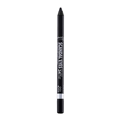 Rimmel Scandaleyes Waterproof Gel Eyeliner Pencil - Black 001 | Long-Lasting Smudge-Proof Eye Makeup for Day & Night Wear