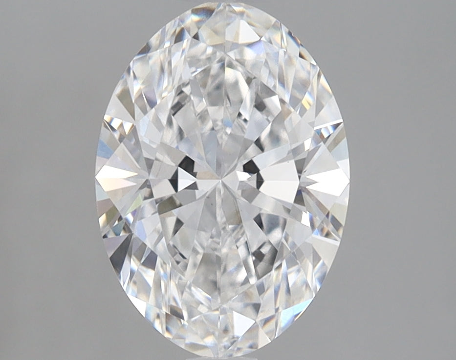 3.77 Carat Oval Lab Grown Diamond - GIA Certified, VVS1 Clarity, D Color - Perfect for Engagement Rings & Anniversary Jewelry