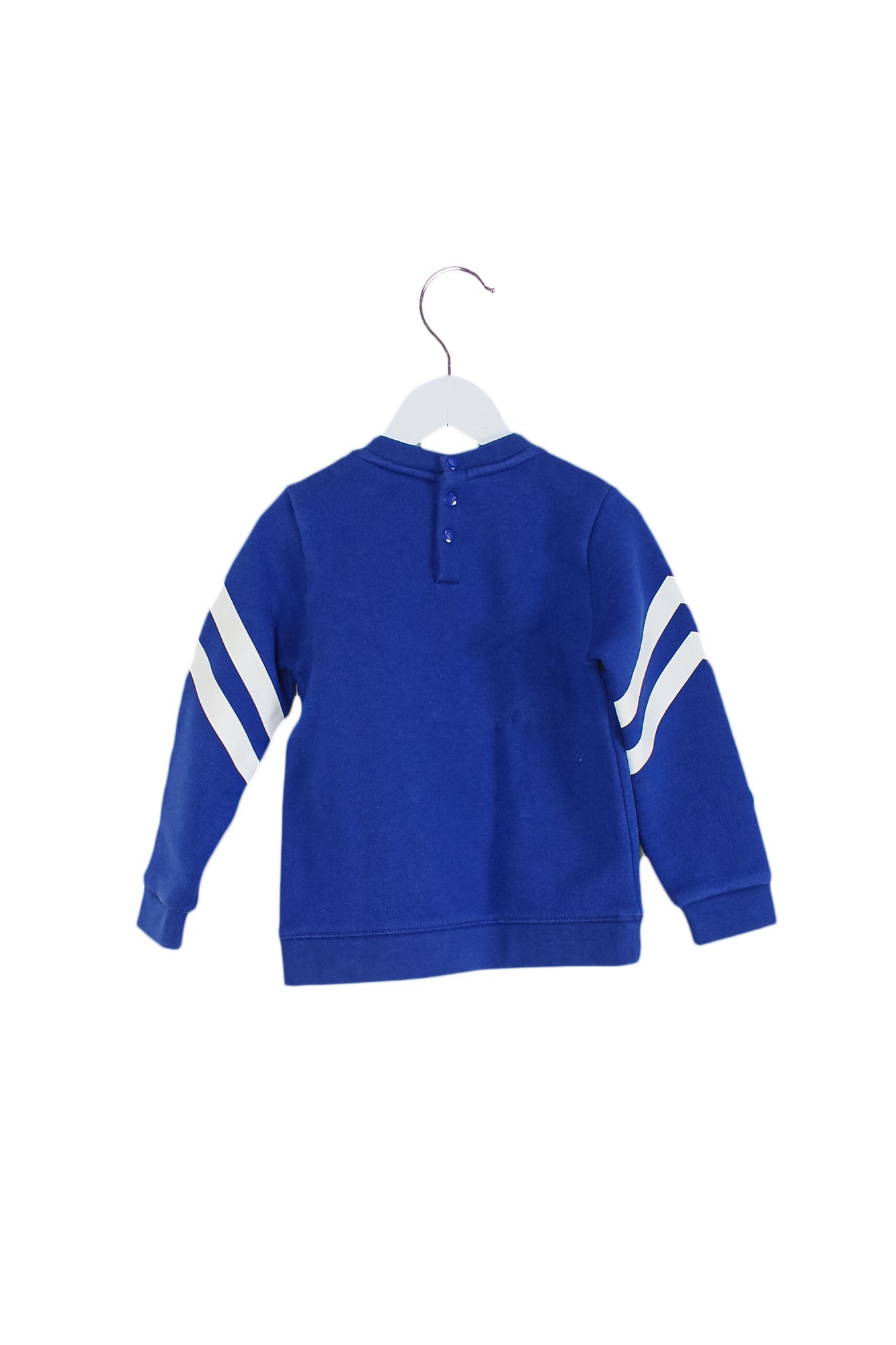 Armani Embroidered Logo Sweatshirt for Toddlers 3T - Soft Cotton Pullover for Boys & Girls - Perfect for Playdates & Casual Outings