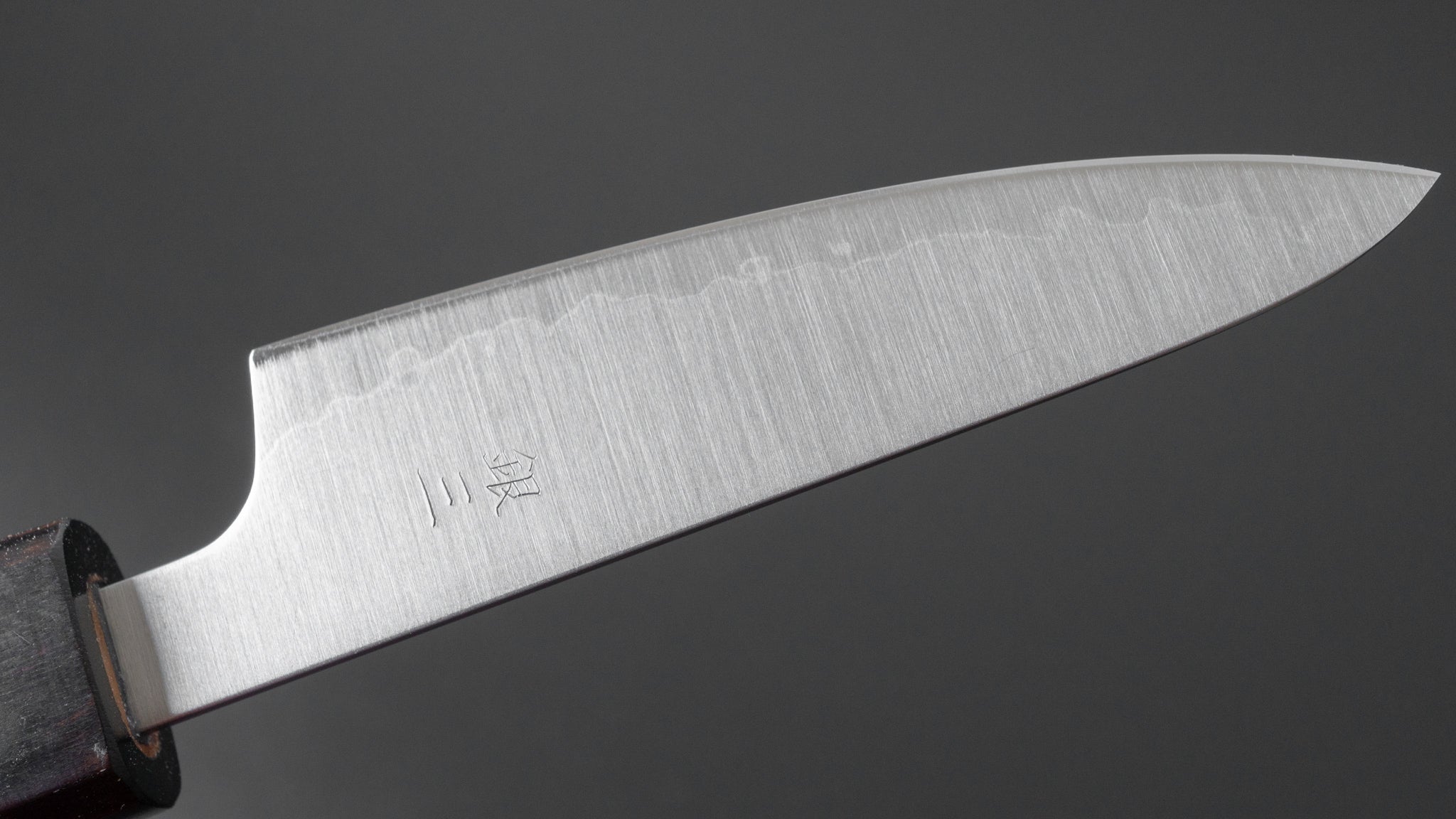 Hitohira Futana S3 Migaki Paring Knife 80mm - High Carbon Stainless Steel Blade with Cherry Wood Handle - Perfect for Peeling, Slicing & Garnishing Fruits & Vegetables