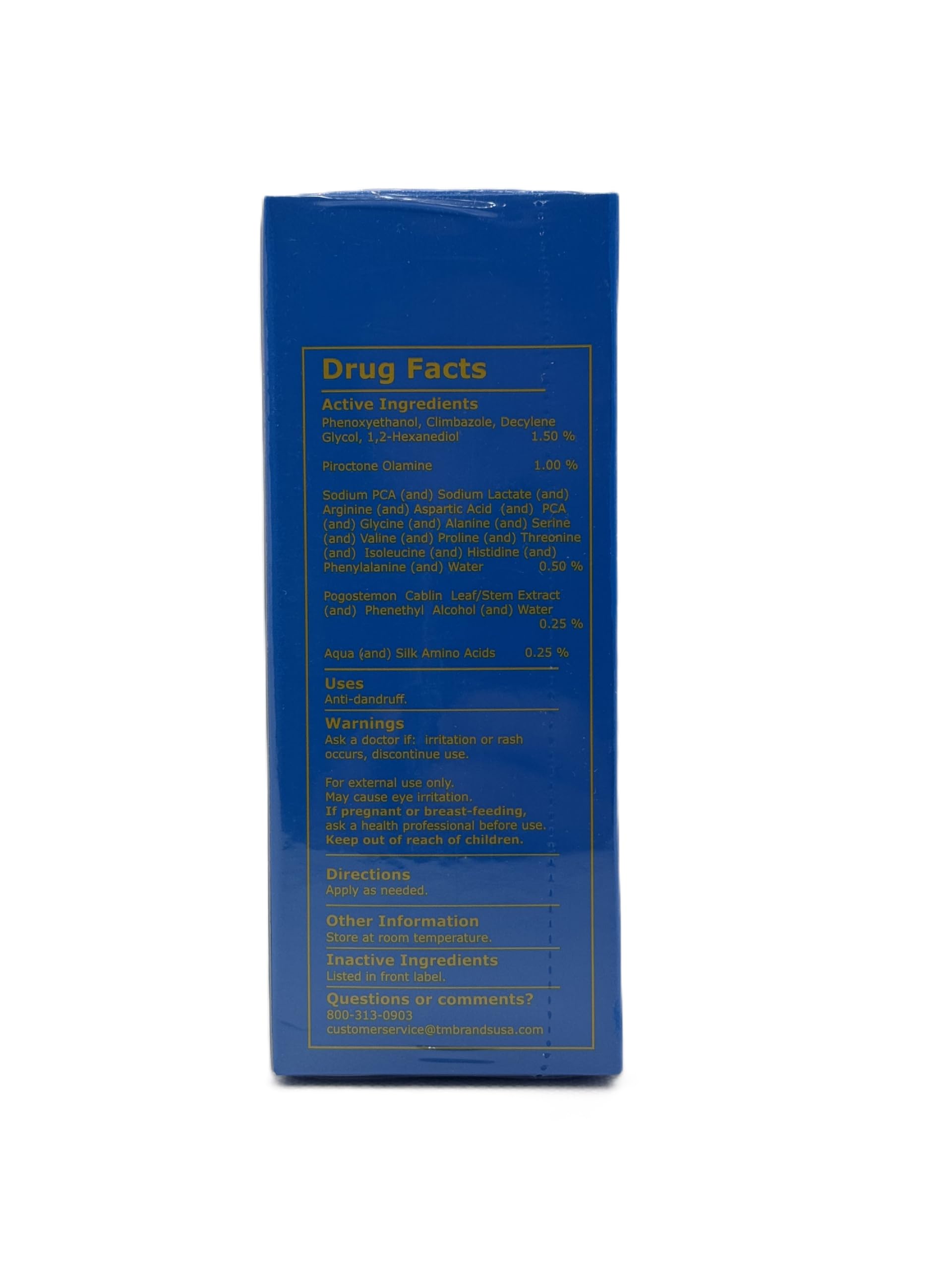 TERRAMAR Anti-Dandruff Shampoo with Silk Proteins, Amino Acids, Patchouli Leaf & Argan Oil Extracts - Gentle Scalp Care for Dry, Itchy Scalp & Flakes - Perfect for Daily Use at Home or Travel