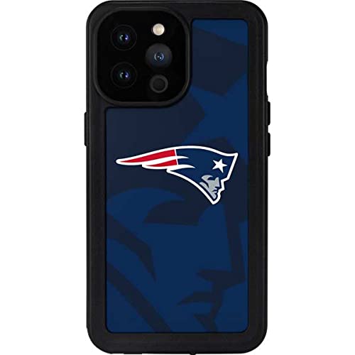 Waterproof iPhone 13 Pro Max Case with Officially Licensed NFL New England Patriots Double Vision Design - Shockproof & Durable Protection for Outdoor, Sports & Daily Use