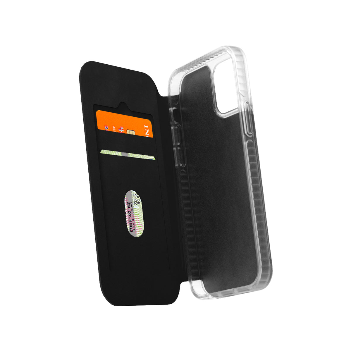 SlimFolio Case for iPhone 13 Pro Max - Ultra Thin Protective Cover with Premium PU Leather | Perfect for Work, Travel & Everyday Use