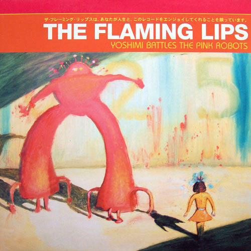 The Flaming Lips - Yoshimi Battles The Pink Robots Vinyl LP Album (Red Color, Near Mint NM/M Condition) - Perfect for Record Collectors & Alternative Rock Fans