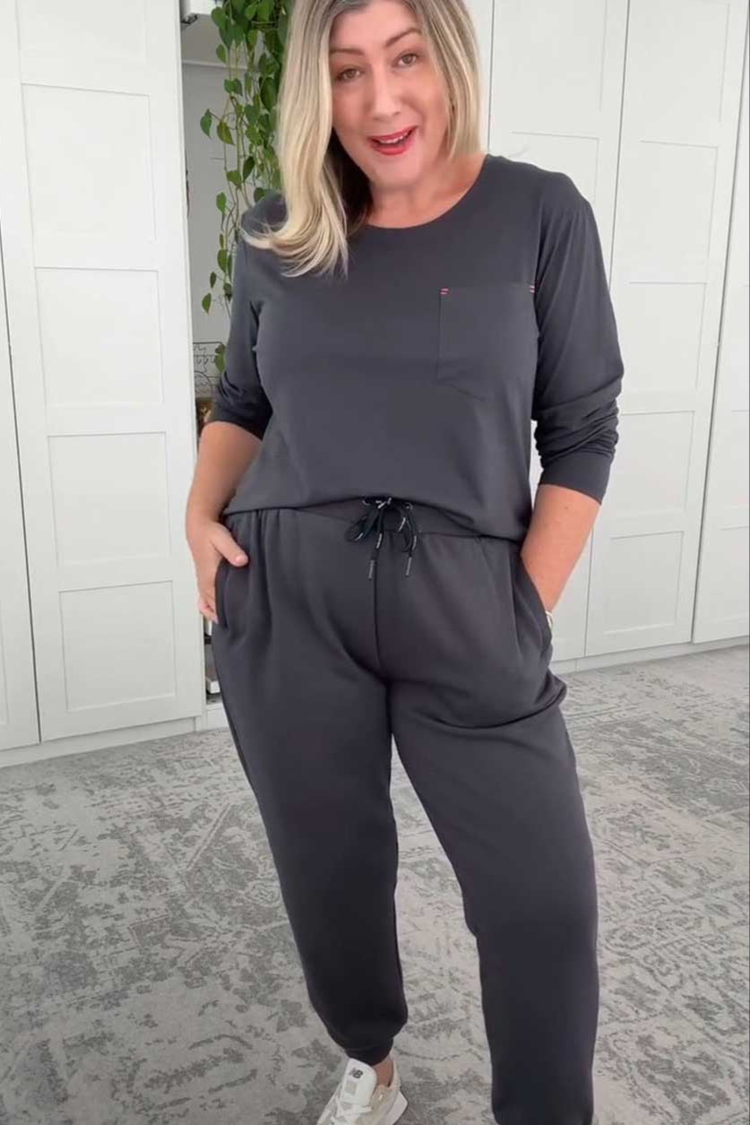 Off Duty Trackpants - Charcoal Black | Comfortable Casual Joggers for Men & Women | Perfect for Lounge, Gym & Streetwear