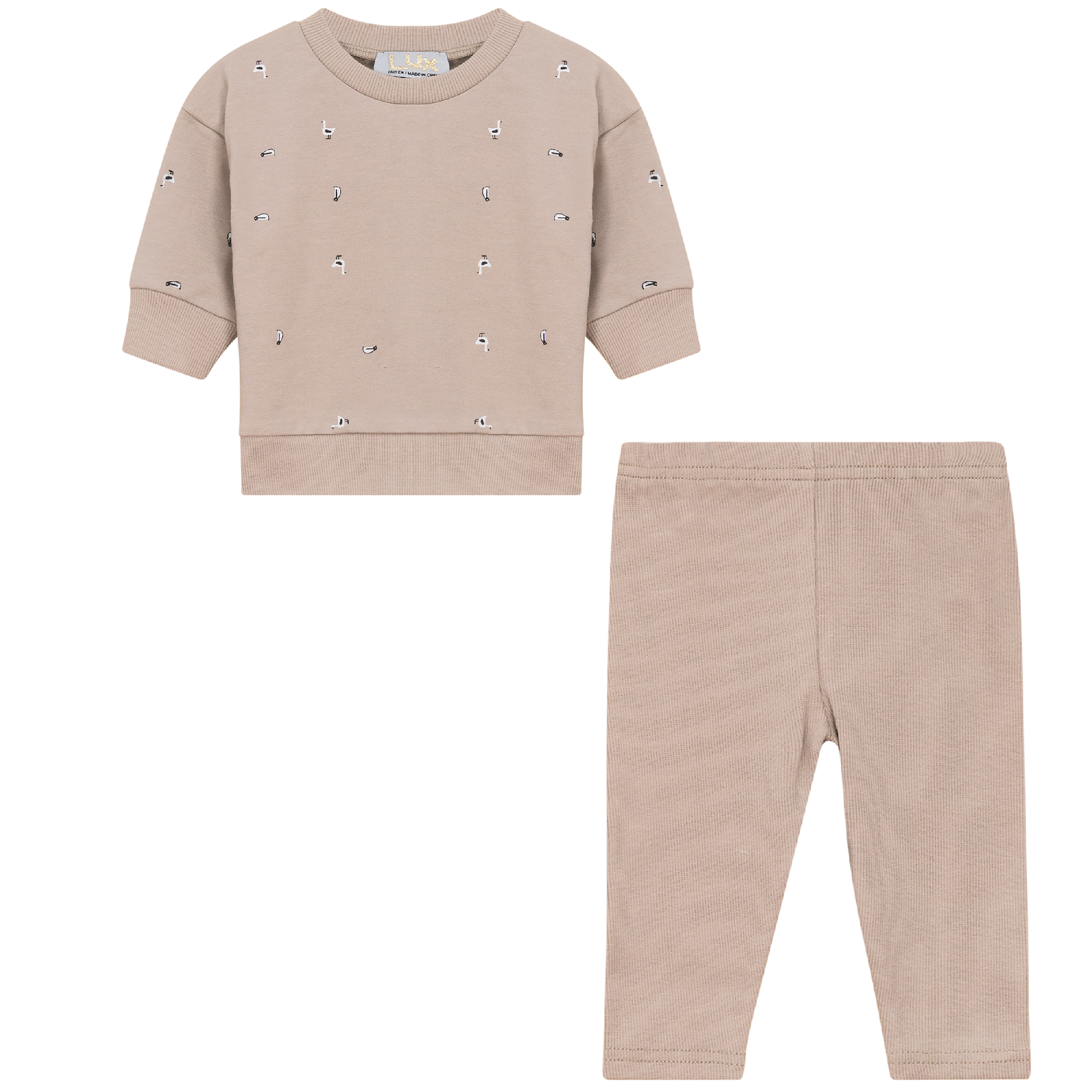 Penguin Print 2-Piece Pajama Set for Women - Soft & Cozy Sleepwear for Winter Nights, Lounge Wear, and Relaxing at Home